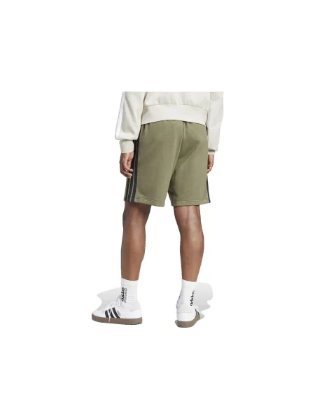 Pantaloni scurți Adidas cu dungi verde