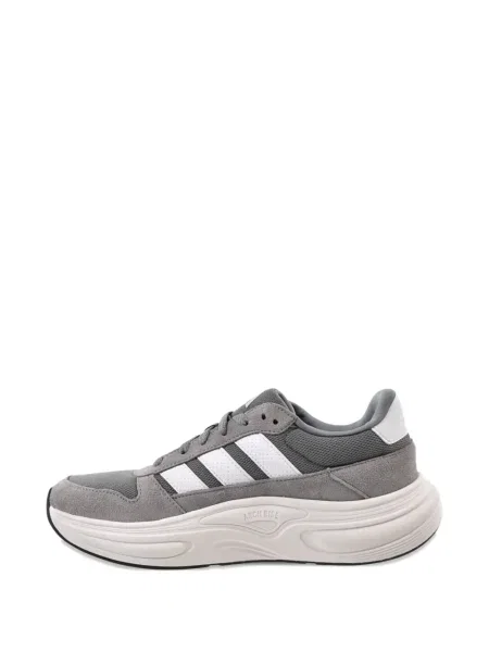 Șlapi Adidas Cloudfoam cu șireturi din dantelă cu perforații gri