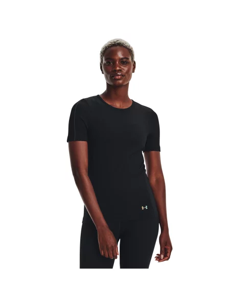 Tričko Under Armour Rush Seamless Ss Black M černé