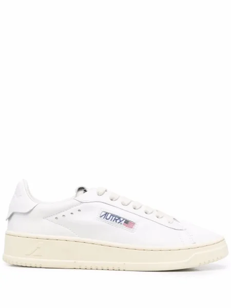 Sneakerși Autry cu imagine alb