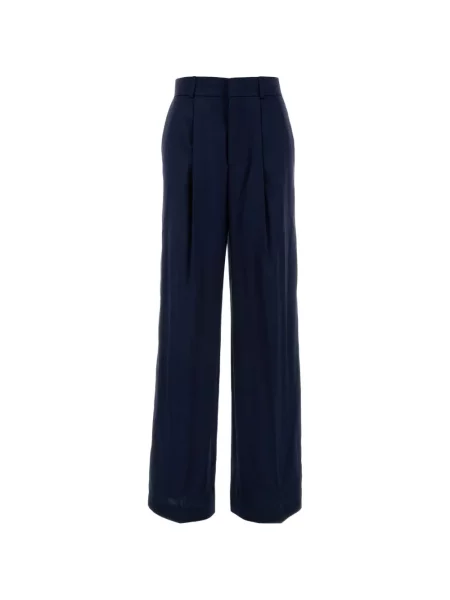 Pantaloni Alberta Ferretti plisate albastru