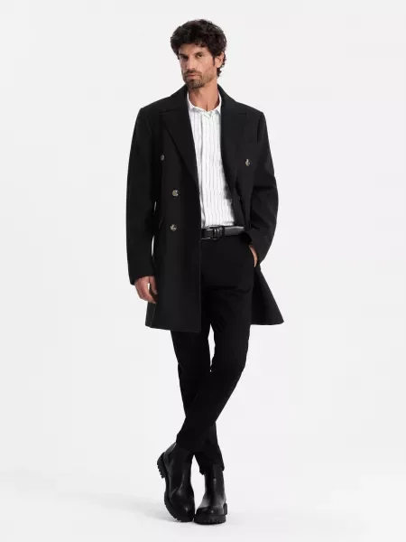Palton Ombre negru