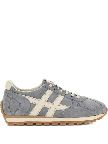 Sneakerși Hogan din piele de căprioară gri