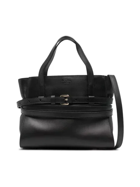 Torebka Moschino skórzana czarna