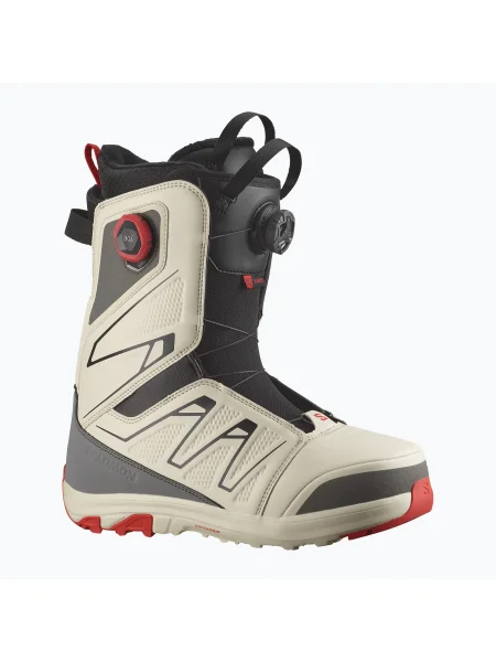 Férfi snowboard bakancs Salomon Launch Boa SJ Boa almond milk/castle rock/black. Méret: cm fekete