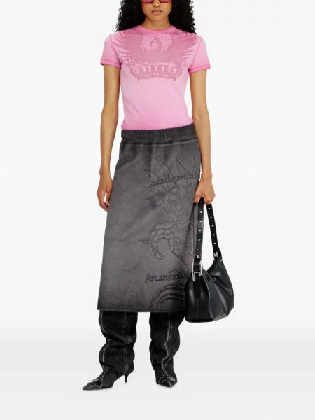 Tricou Diesel roz
