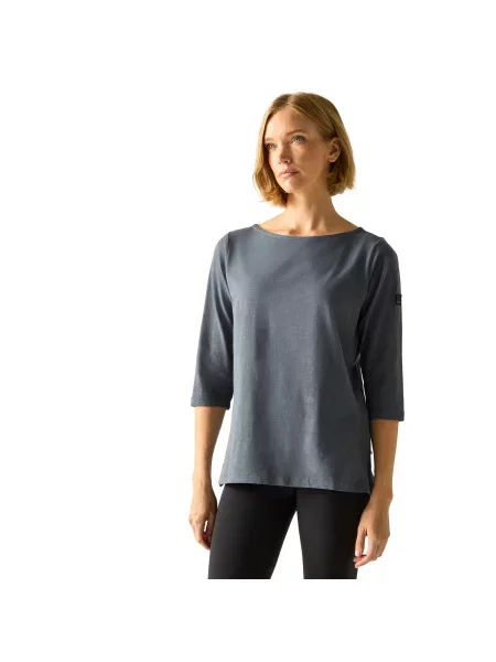 T-shirt Pevia szara