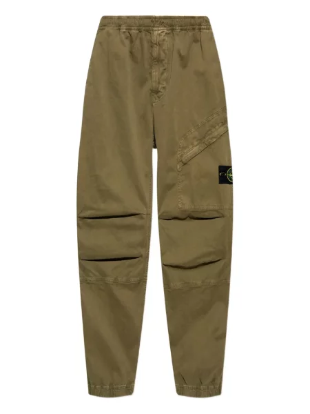 Pantaloni cargo Stone Island cu strasuri verde