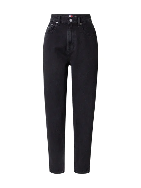 Tommy Jeans Blugi Mom Fit negru