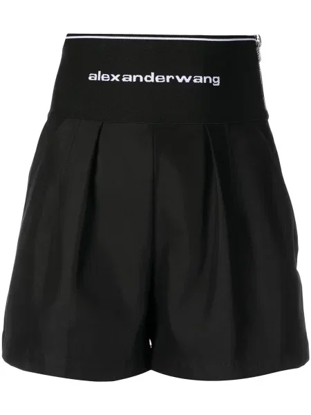 Szorty Alexander Wang safari czarne
