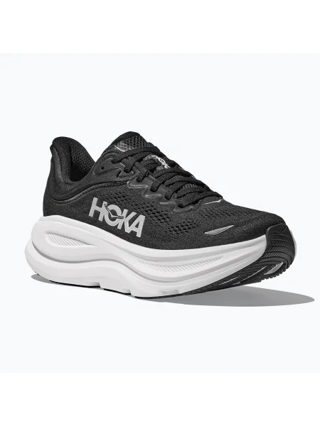 Кросівки для бігу HOKA Bondi 9 Wide black/white білі