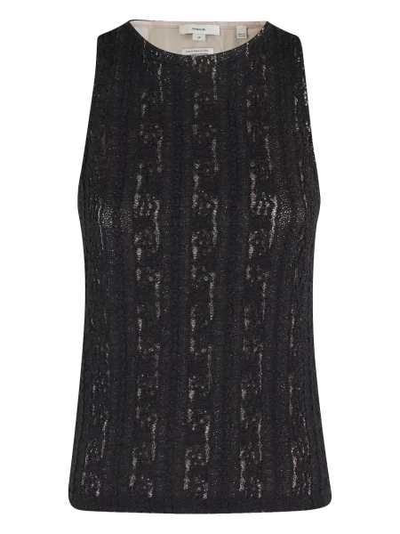 Kamizelka Vince koronkowa czarna