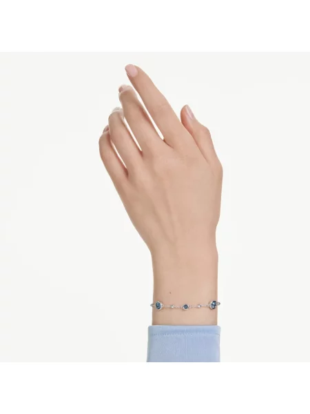 Bransoletka Swarovski elegancka szara