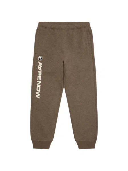 Pantaloni Aape By A Bathing Ape cu imagine alergare maro