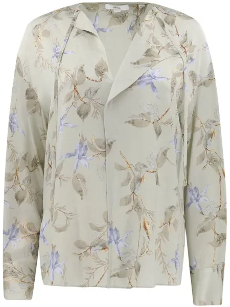 Bluză Vince de mătase verde