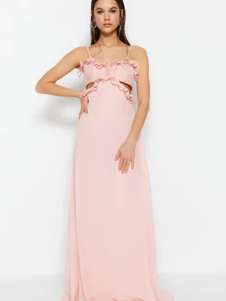 Rochie de seară Trendyol roz