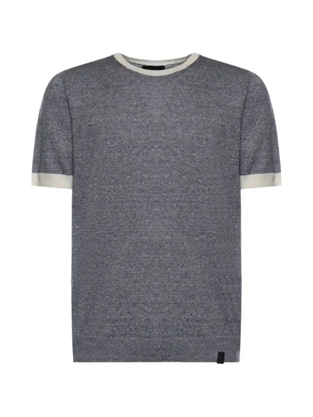 Tricou Fay scurt albastru