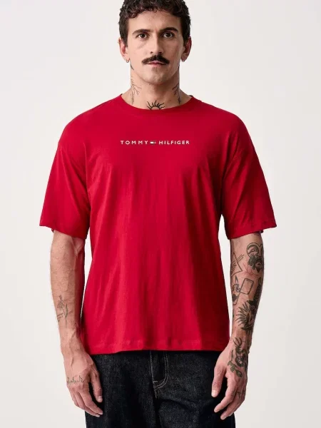 Tommy Hilfiger tričko červené