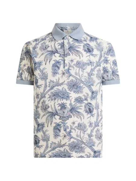 Tricou polo Etro cu model floral
