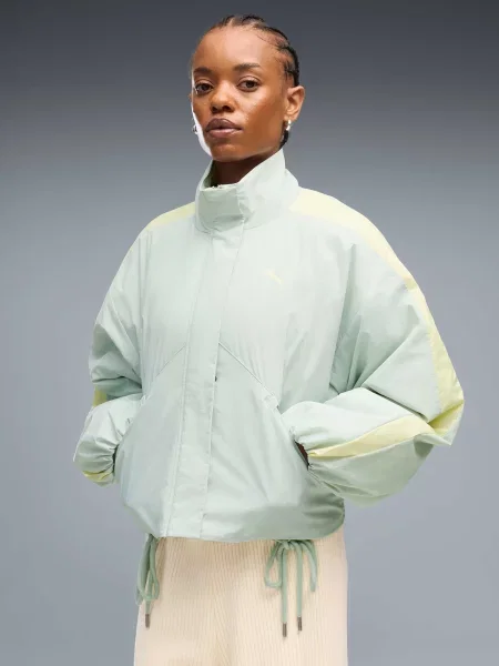 Демисезонная куртка Puma зеленая