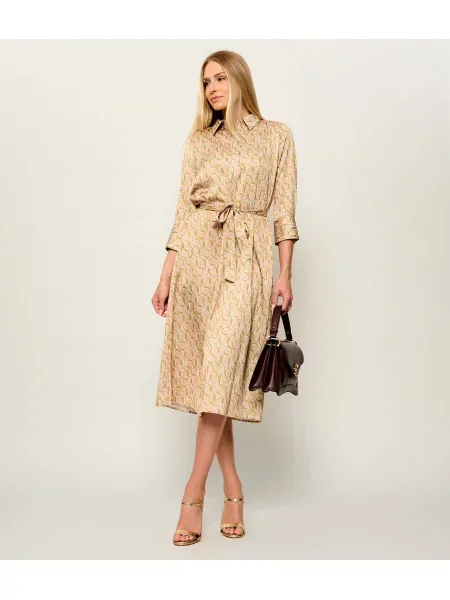 Joop! De satin rochie cu cordon Diandra bej