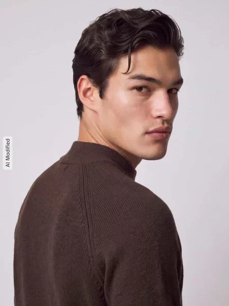 Sweter z mieszanki bawełny w kroju regular fit model Tito-M' Strellson