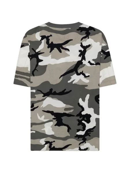 Tricou Prototypes cu imagine cu model camuflaj gri