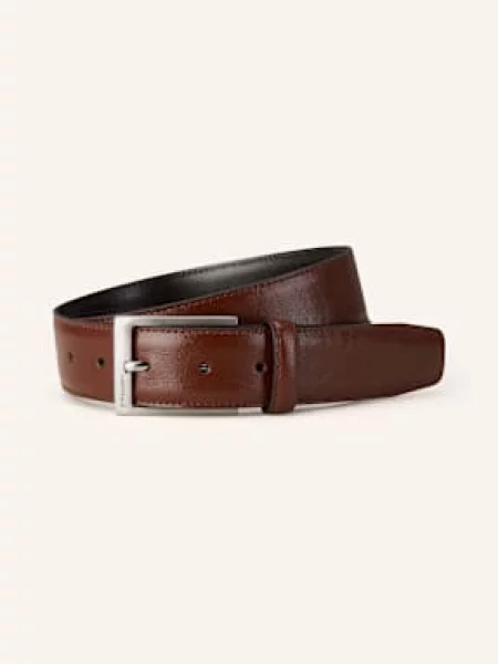 Strellson Skórzany braun brązowy