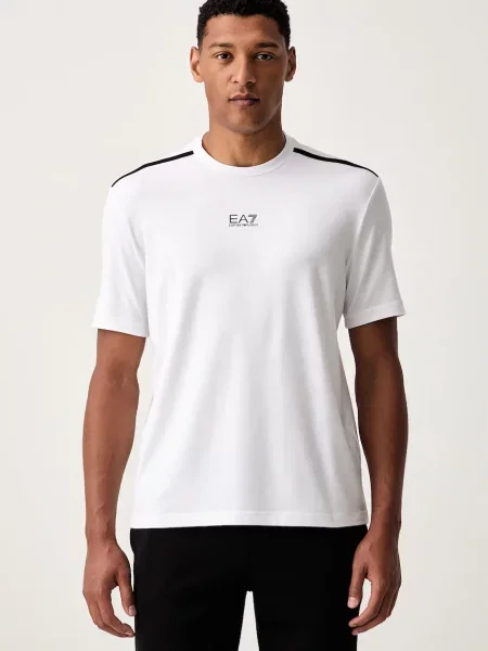 Emporio Armani tricou pentru bărbați cu alb