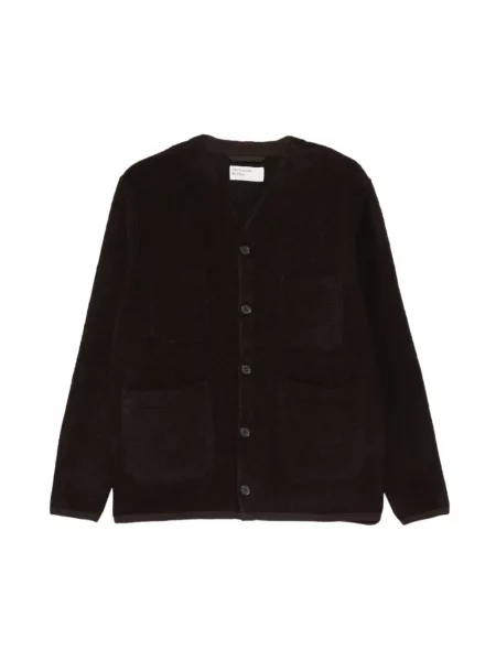 Sweter Universal Works wełniany brązowy