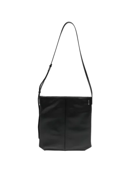 Geanta crossbody Jil Sander din piele negru