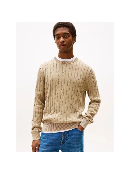 Pulover Tommy Hilfiger bej