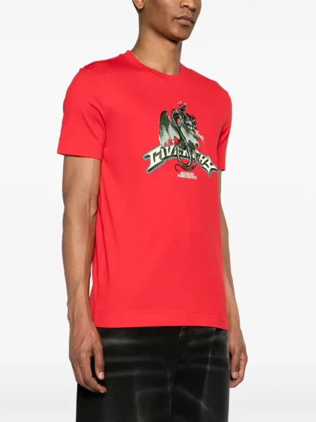 Tricou Givenchy cu imagine roșu