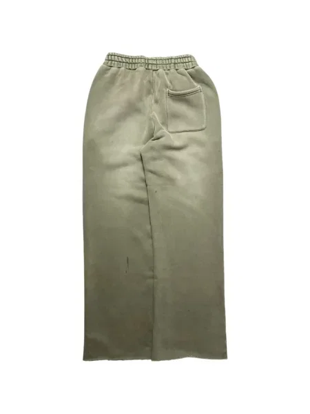 Pantaloni Thirteen Studios cu broderie alergare verde
