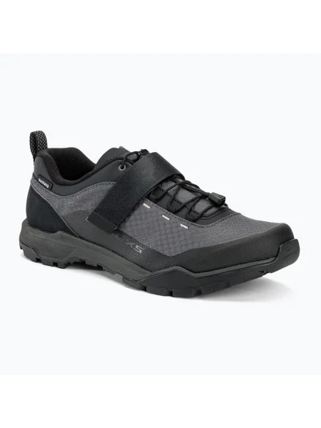 Olcsóbban. Férfi MTB kerékpáros cipő Shimano fekete. Méret: 41 EU fekete