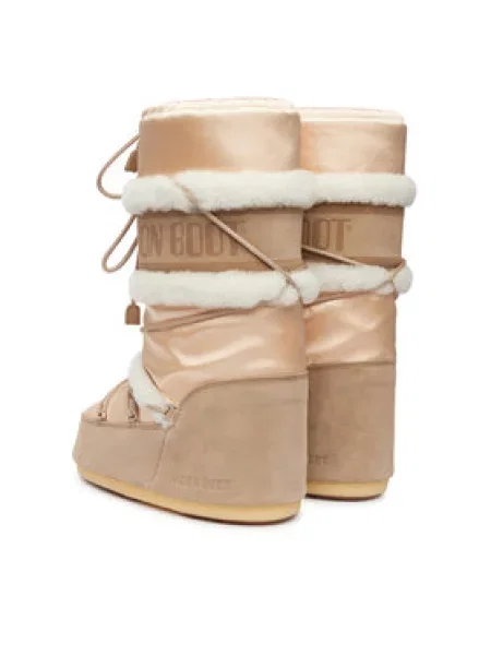 Női hótaposó Moon Boot Icon Pearly Plus pale peach/sand. Méret: EU bézs