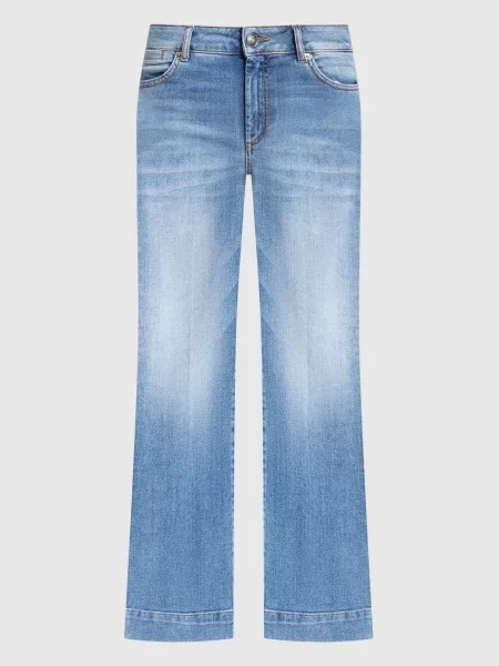 Джинси MESSICO з ефектом потертості Max Mara Sportmax блакитні