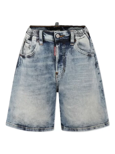 Szorty jeansowe dziecięce Dsquared2 niebieskie