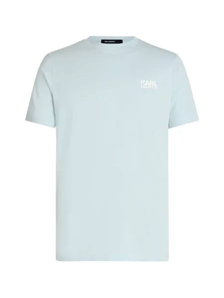 KARL LAGERFELD Tricou deschis albastru