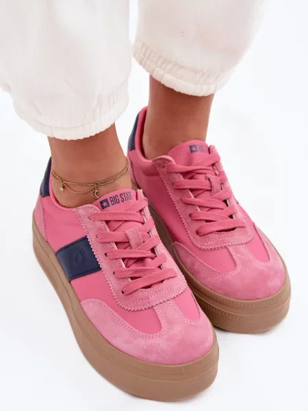 Teniși Big Star Shoes din piele albastru