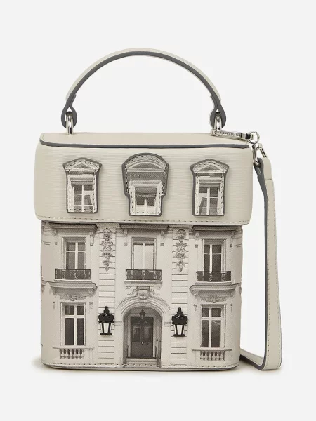Karl Lagerfeld Torebki Kobieta Wielobarwność ONE SIZE Skóra Maison Crossbody Bag biała