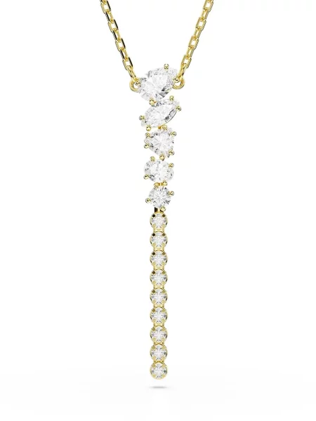 Swarovski lănțișor pentru femei placat cu aur zirconiu cubic MESMERA