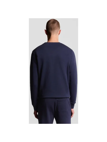 Hlače Lyle & Scott modra