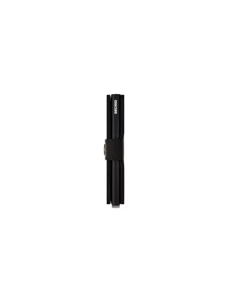 Secrid Portofel de piele negru