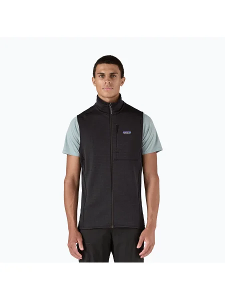 Мъжки елек Patagonia R1 black черно
