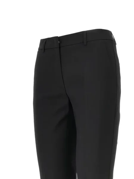 Pantaloni Weekend Max Mara de lână negru