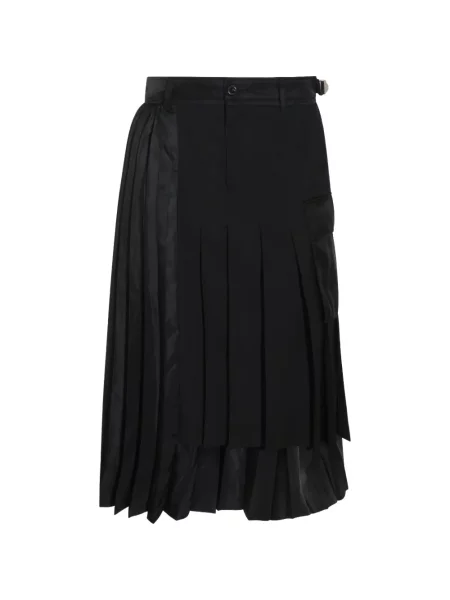 Fustă midi Sacai negru