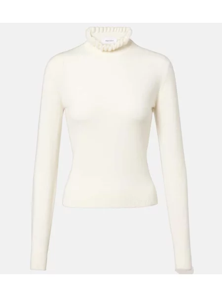 Pulover Mcqueen de lână alb