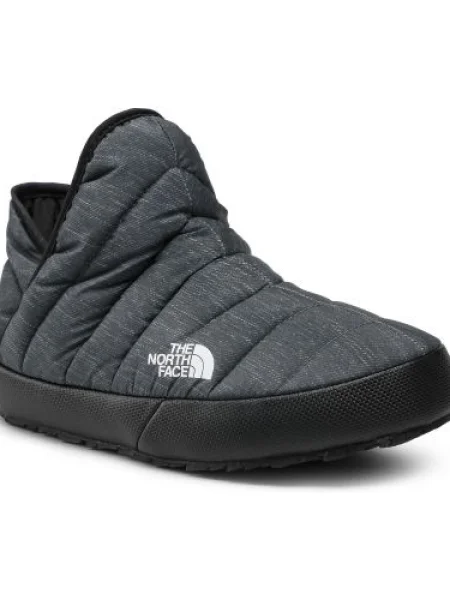 Šľapky The North Face s potlačou sivá