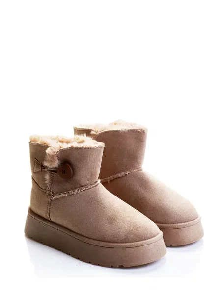 Замшевые сапоги Navigator бежевые